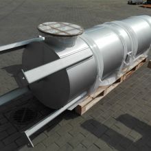 Exhaust silencer gas engine